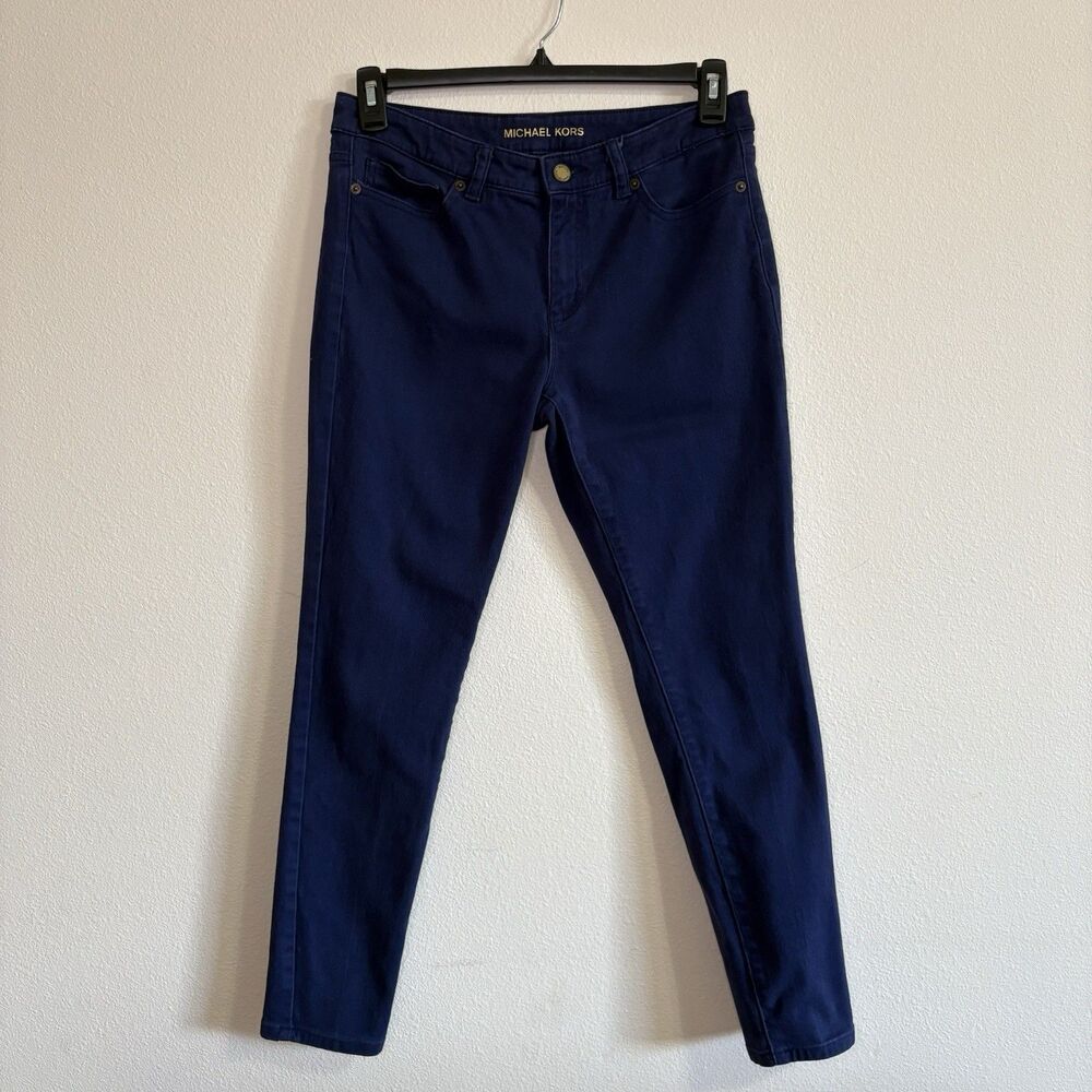 Michael Kors Women’s Skinny Jeans Size 8 Blue Dark Wash